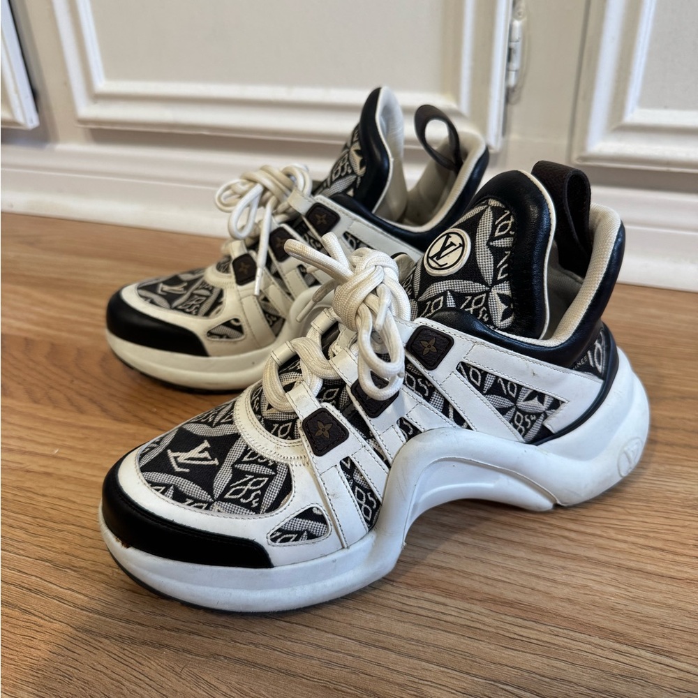 Louis Vuitton archlight black and White Women's Sneakers